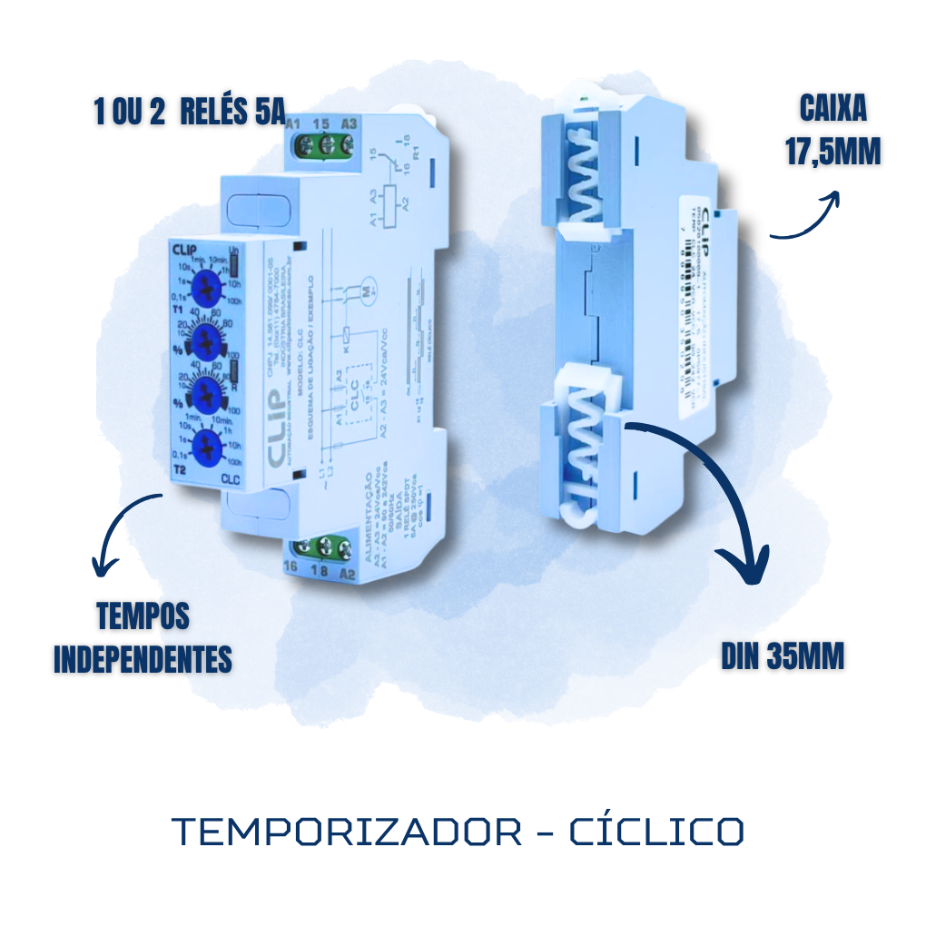 TEMPORIZADOR CLC 17,5MM