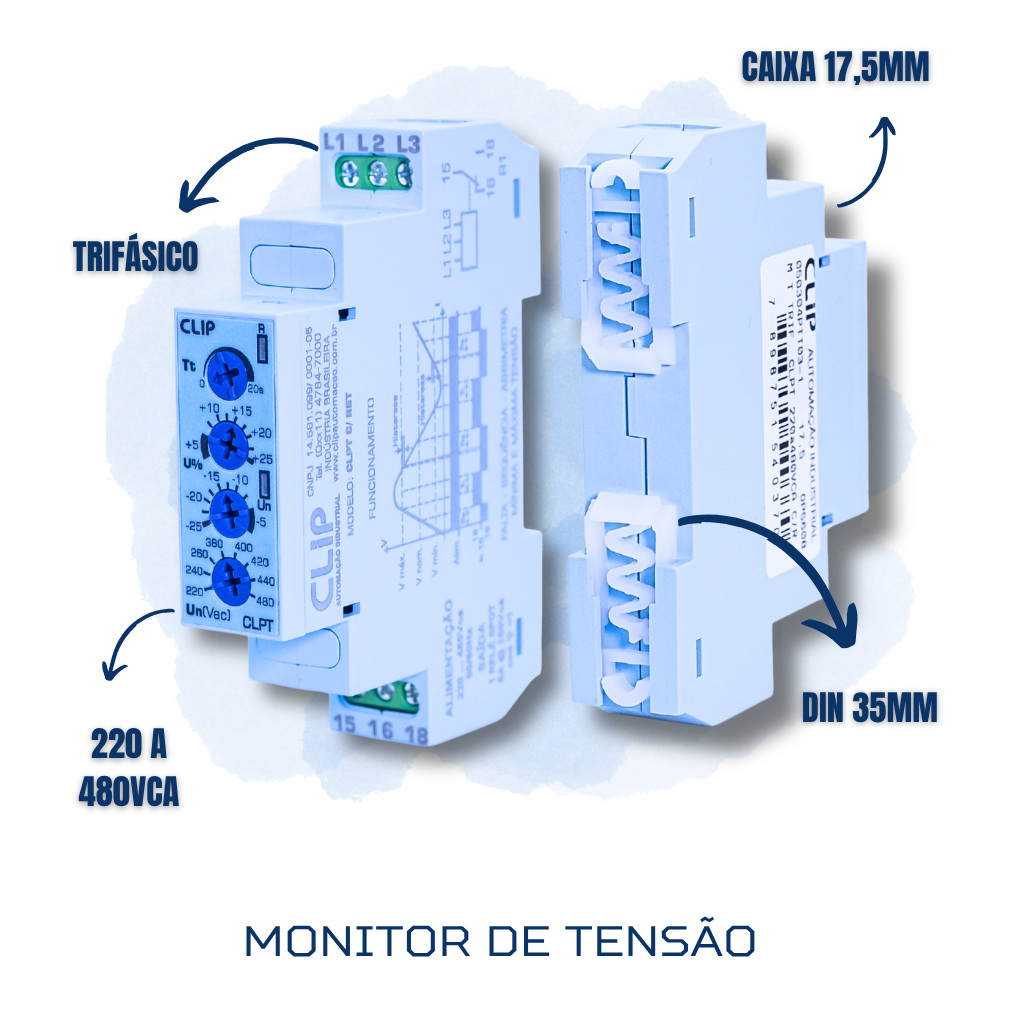 MONITOR DE TENSÃO CLPT 17,5MM