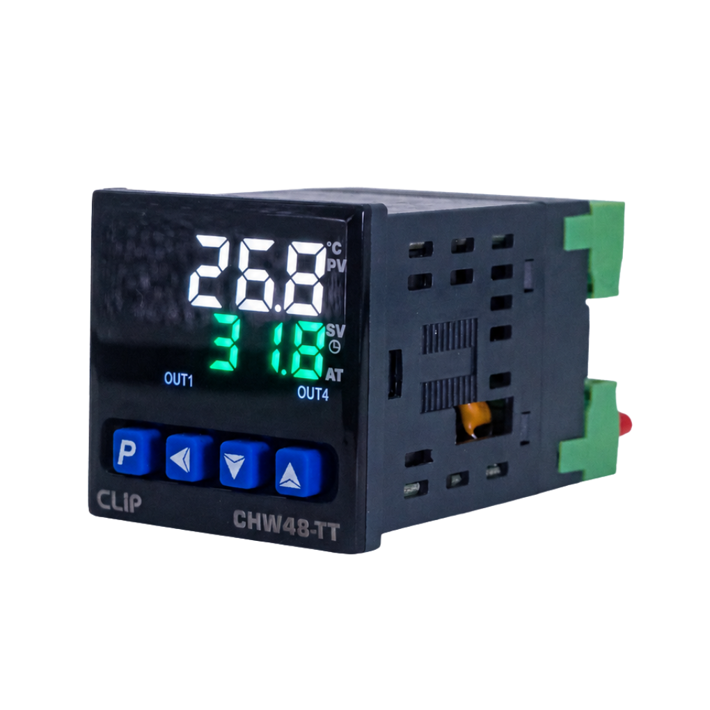 CONTROLADOR DE TEMPO E TEMPERATURA CHW-48 TT - Miniatura 2