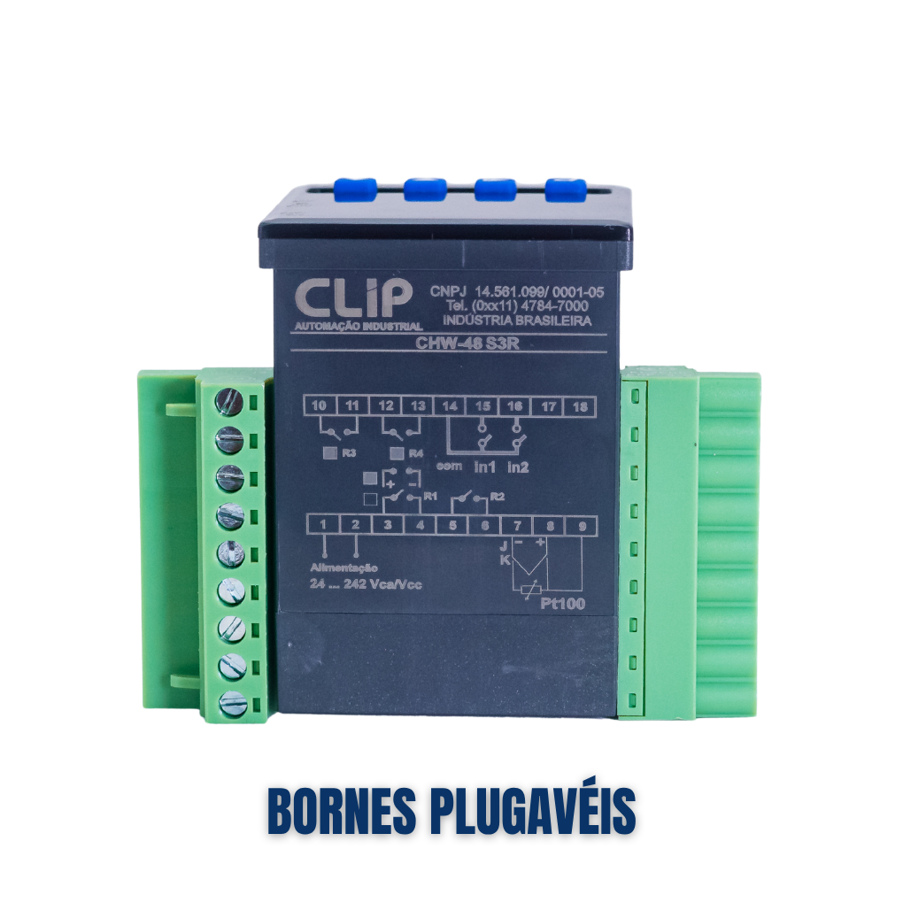 CONTROLADOR DE TEMPO E TEMPERATURA CHW-48 TT - Miniatura 5
