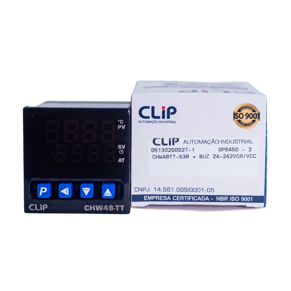 CONTROLADOR DE TEMPO E TEMPERATURA CHW-48 TT - Miniatura 6