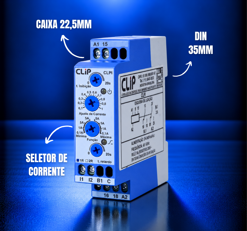 MONITOR DE CORRENTE CLPI 22,5MM - Imagem 1