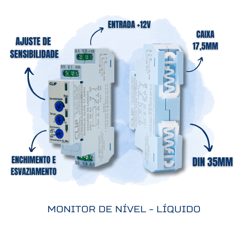 MONITOR DE NÍVEL CLPN 17,5MM