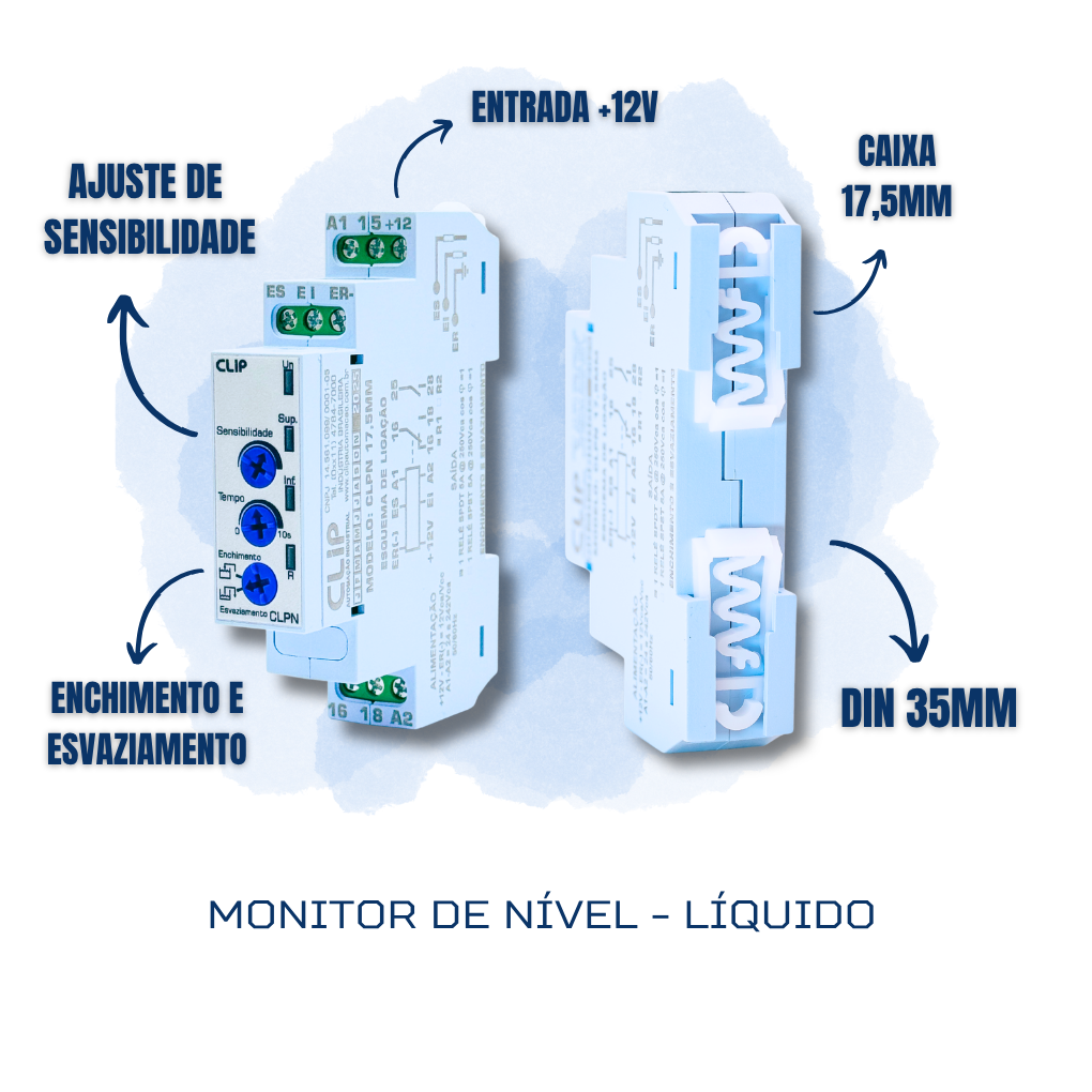 MONITOR DE NÍVEL CLPN 17,5MM
