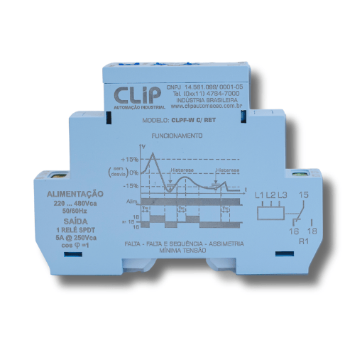 MONITOR DE TENSÃO CLPF-W 17,5MM - Miniatura 6