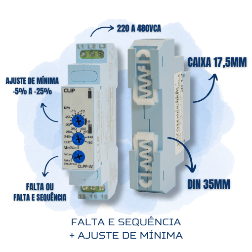 MONITOR DE TENSÃO CLPF-W 17,5MM