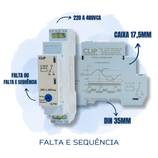 MONITOR DE TENSÃO CLPW 17,5MM